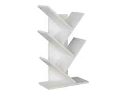 VCM Suporte de armazenamento de madeira Prateleira Estante Decoração Livros Stand Shelf Nulis L (Branco)