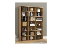 VCM Wood CD DVD Prateleira Estante Media Shelf Room Divider Decoração Prateleira Megosa M (Beech)