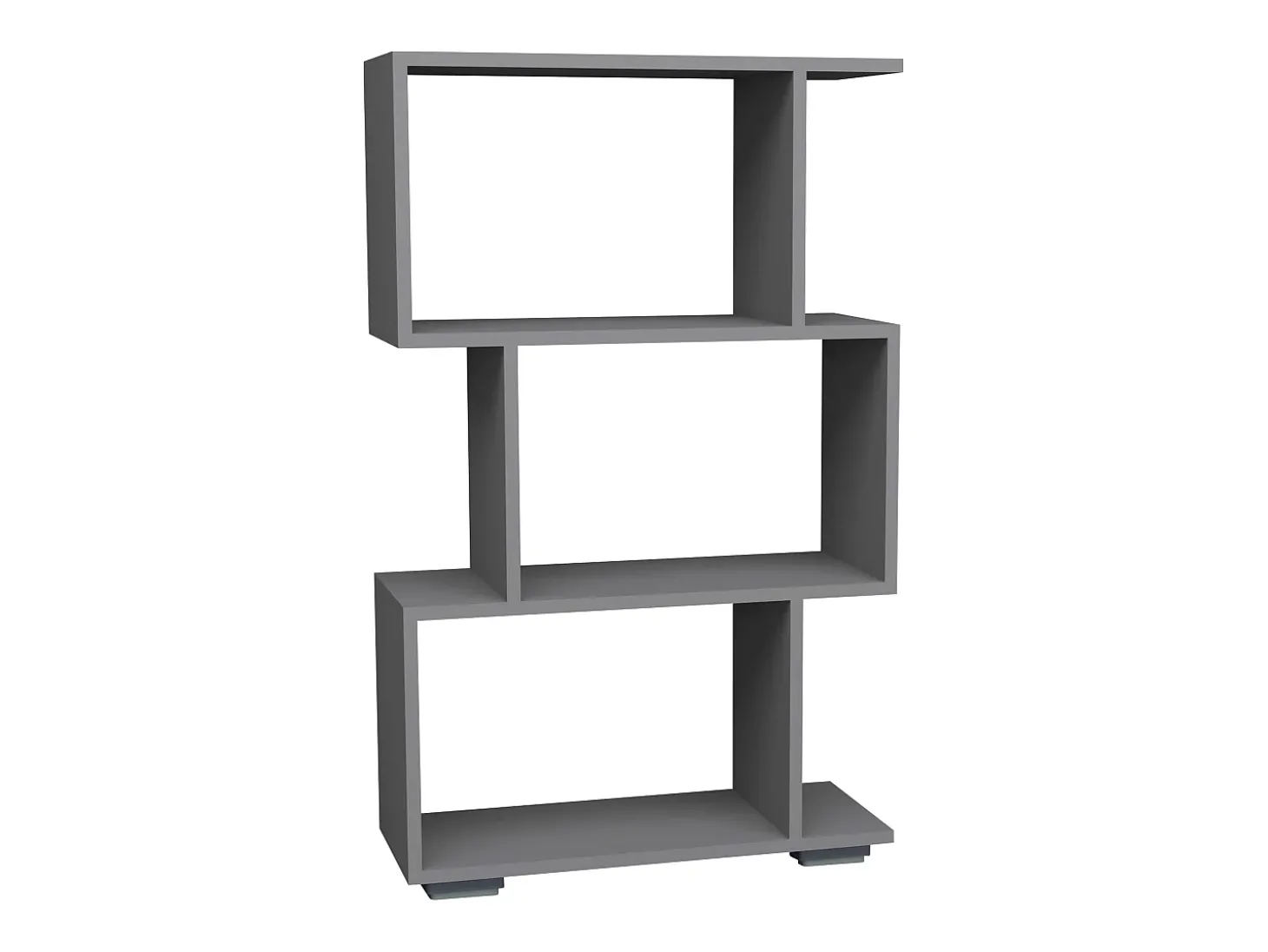 VCM Wood Room Divider Stand Shelf Bookshelf Decoração Livros Stand Shelf Palusa M (Anthracite)