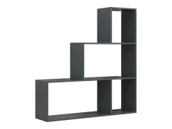 VCM Wood Stand Stair Shelf Stepped Shelf Shelf Room Divider Bookshelf Dubila M (Anthracite)