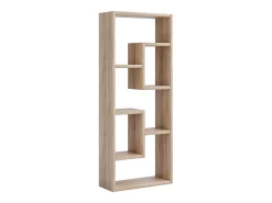 VCM Wood Storage | Bookcase | Dimensões A. 92 x L. 36 x P. 15 cm | Prateleira de mídia | divisória de quarto chique | Prateleira de suporte - Vilo (carvalho mel)