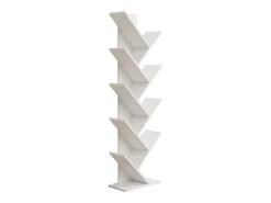 VCM Wood Storage Stand Prateleira Estante Decoração Livros Stand Shelf Nulis XL (Branco)