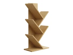 VCM Wood Storage Stand Shelf Bookshelf Decoração Livros Stand Shelf Nulis L (Honey Oak)