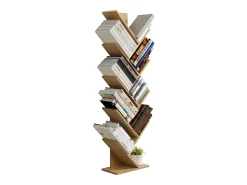 VCM Wood Storage Stand Shelf Bookshelf Decoração Livros Stand Shelf Nulis XL (Honey Oak)