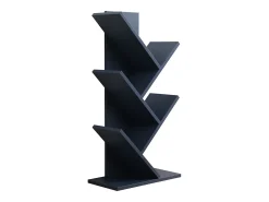 VCM Wood Storage Stand Shelf Bookshelf Decoração Livros Stand Shelf Nulis L (Anthracite)