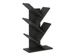 VCM Wood Storage Stand Shelf Bookshelf Decoração Livros Stand Shelf Nulis L (Anthracite)