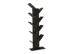 VCM Wood Storage Stand Shelf Bookshelf Decoração Livros Stand Shelf Nulis XL (Antracite)
