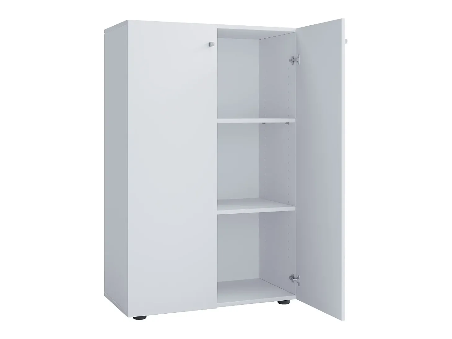 VCM XL Madeira Grande Sapato Gabinete Prateleira Grandes Botas Piso Mobília Lona 3 Compartimentos (Branco)