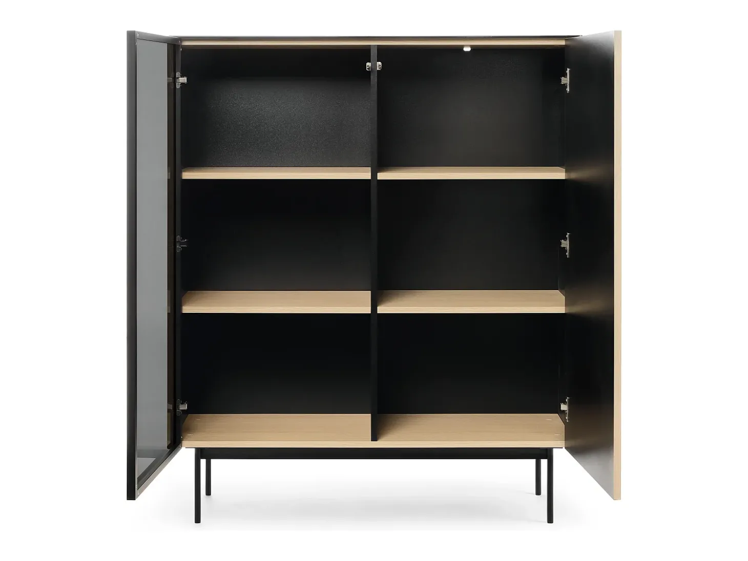 Vitrine : Carvalho Vicenza, 107 x 126 x 39 cm