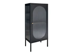 Vitrine Adelaide, Preto, 35x50x110 cm, Kendra Home