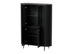 Vitrine AMBIHOME ZANE 01 - Preto, C112xP40xA155cm