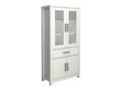 Vitrine Armario 4 Portas DN, Branco 180x90cm