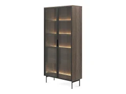 Vitrine, carvalho Dunin, 91,5 x 194,6 x 39,3 cm