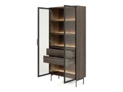 Vitrine, carvalho Dunin, 91,5 x 194,6 x 39,3 cm