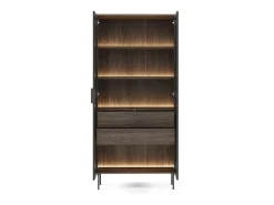 Vitrine, carvalho Dunin, 91,5 x 194,6 x 39,3 cm
