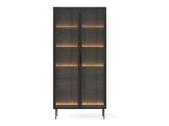 Vitrine, carvalho Dunin, 91,5 x 194,6 x 39,3 cm
