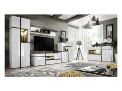 Vitrine coleção CRISS + LED. Móvel decorativo, moderno e design para a sua sala de estar.