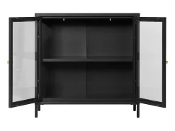 Vitrine Dalby, Preto, 35x80x80 cm, Kendra Home