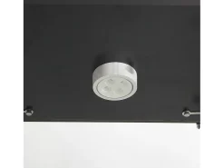 Vitrine de vidro com 2 prateleiras, vitrine de vidro com luzes LED e portas, 86x40x36 cm, preta