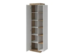 Vitrine design em cores de carvalho e branco brilhante da coleção SINATRA.