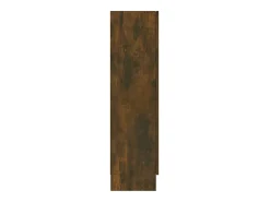Vitrine 82,5x30,5x115 cm derivados de madeira carvalho fumado