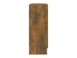 Vitrine 82,5x30,5x80 cm derivados de madeira carvalho fumado PT522154
