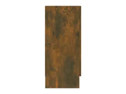 Vitrine 120x30,5x70 cm derivados de madeira carvalho fumado PT189152