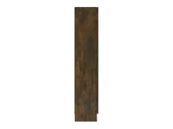 Vitrine 82,5x30,5x150 cm derivados de madeira carvalho fumado