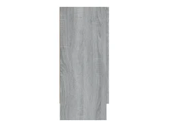 Vitrine 120x30,5x70 cm derivados de madeira cinzento sonoma PT654606