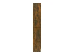 Vitrine 82,5x30,5x185,5 cm derivados de madeira carvalho fumado PT359749