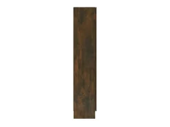 Vitrine 82,5x30,5x150 cm derivados de madeira carvalho fumado PT346945