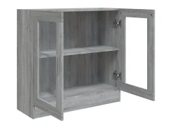 Vitrine 82,5x30,5x80 cm derivados madeira cinzento sonoma PT458055