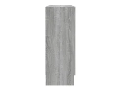 Vitrine 82,5x30,5x80 cm derivados madeira cinzento sonoma PT458055