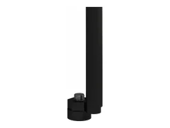 Wainwright | Mesa de apoio em vidro e 1 prateleira em Black Oak Look