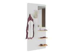Wandgarderobe branco/carvalho 70x15x150 jochen