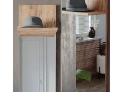 Wandgarderobe carvalho goldkraft 36x21.6x135 siri
