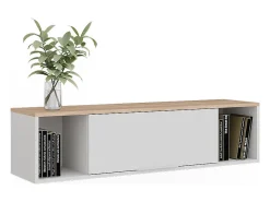 Wandregal branco/sonoma 120x30x30 betti