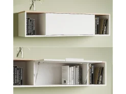 Wandregal branco/sonoma 120x30x30 betti