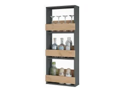 Wandregal carvalho goldkraft/antracite 40x15.1x98 repose