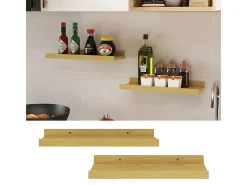 Wandregal madeira natural 40x15x4 linus