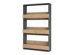 Weinglasregal carvalho goldkraft/antracite 60x15.1x98 repose