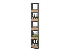 Weinglasregal carvalho goldkraft/antracite 30x15.1x180 repose