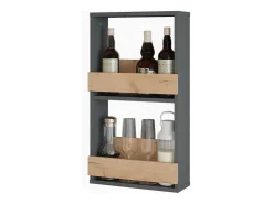 Weinglasregal carvalho goldkraft/antracite 40x15.1x72 repose