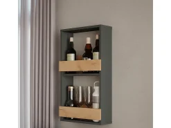 Weinglasregal carvalho goldkraft/antracite 40x15.1x72 repose