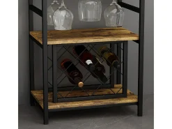 Weinregal carvalho rústico 50x35x100 vela