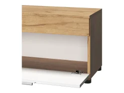 Wohnzimmerschrank carvalho goldkraft/branco 70.8x35.3x38.9 berno