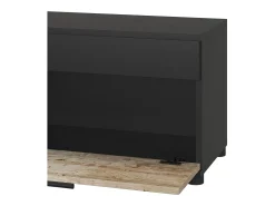 Wohnzimmerschrank carvalho preto/areia 70.8x35.3x38.9 berno