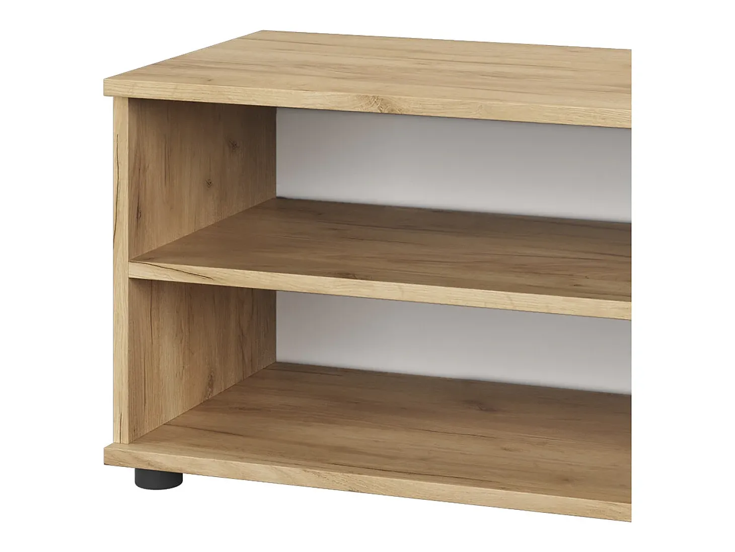 Wohnzimmerschrank carvalho goldkraft/branco 70.8x35.3x38.9 berno