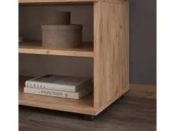 Wohnzimmerschrank carvalho goldkraft/branco 70.8x35.3x38.9 berno