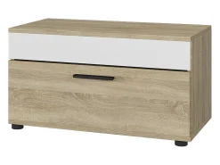 Wohnzimmerschrank sonoma/branco 70.8x35.3x38.9 berno
